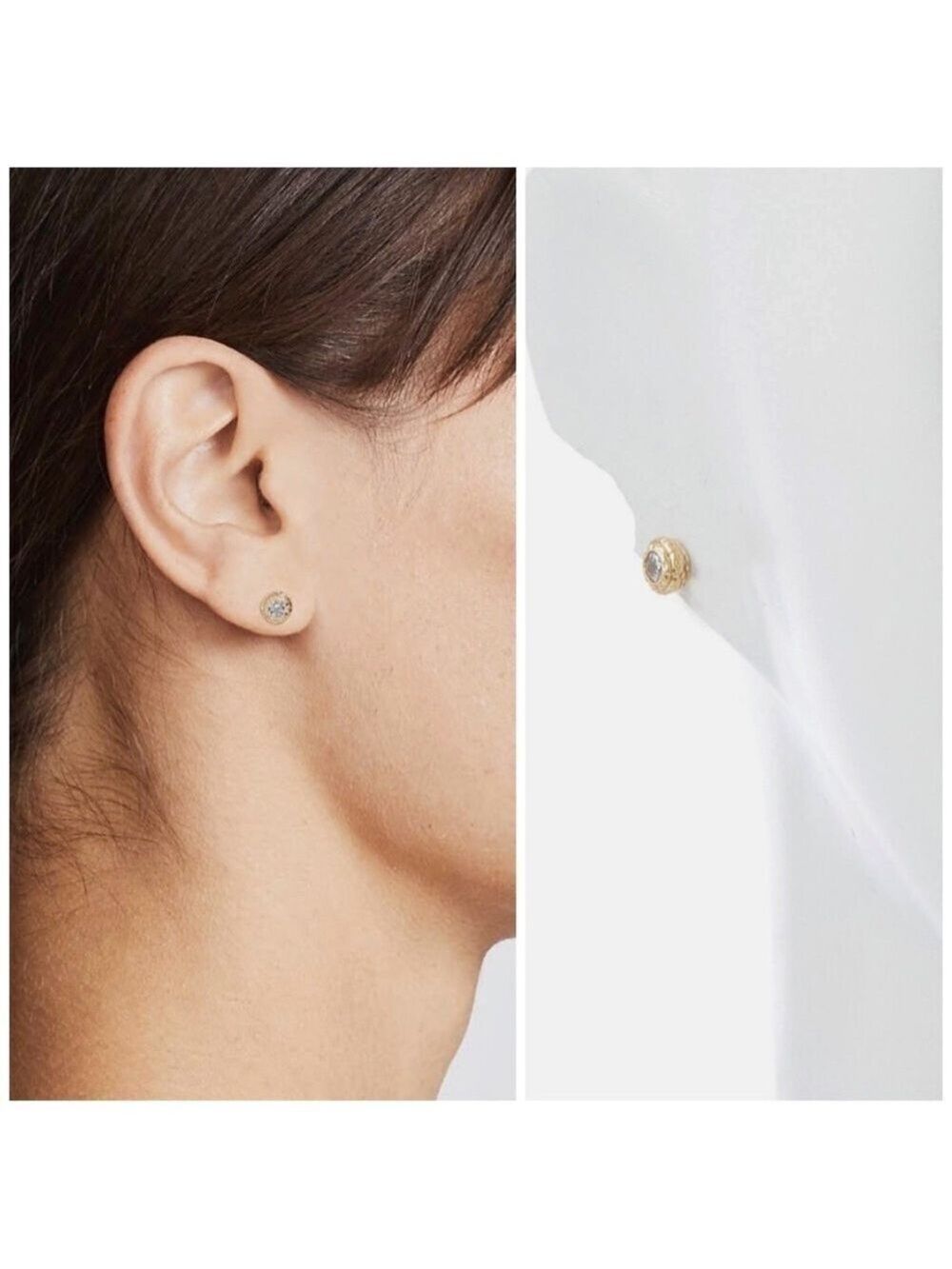 Kate Spade Elegant Edge Stud Earrings - Picture 9 of 9